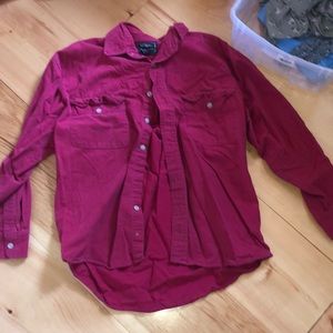 Red size medium flannel
